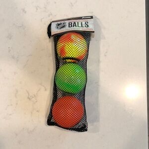Franklin NHL Street Hockey Balls - Yellow, Green, Orange